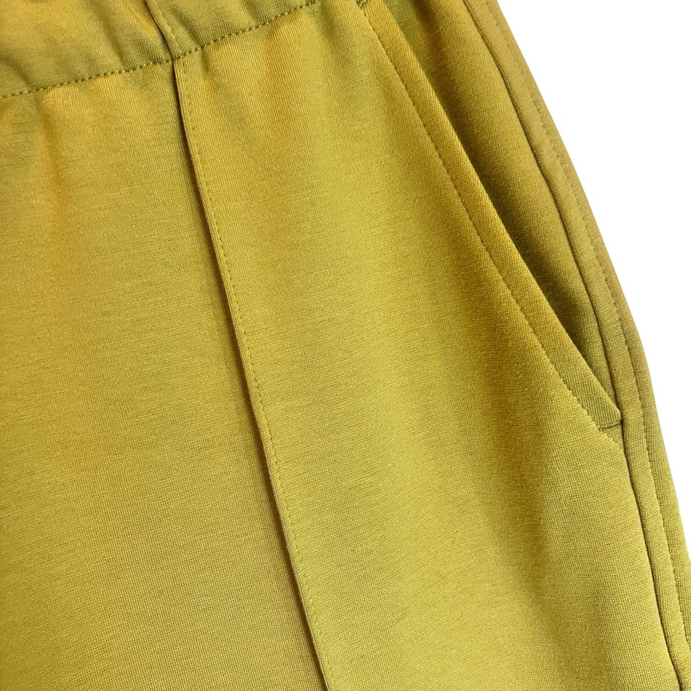 Everlane The Dream Pant Mustard Yellow Pintuck Tapered Elastic Waist Womens S - Picture 5 of 6